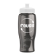 a smoke bottle & white lid poly - pure - 27 oz transparent bottle with push pull lid