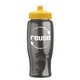 a smoke bottle & yellow lid poly - pure - 27 oz transparent bottle with push pull lid