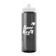 a smoke bottle & white lid 32 oz the guzzler transparent color sport bottle