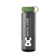 aerial view a smoke bottle & green lid guzzler bottle with tethered lid - 32 oz, image 1 of 2