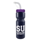 a navy blue bottle & violet lid garyline(r) the journey - 28 oz bottle colors (straw lid)
