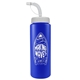 a royal blue bottle & white lid 32 oz the sports quart water bottle with straw lid