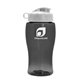 a smoke bottle & white lid poly - pure jr. - 18 oz transparent bottle with flip lid