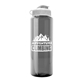 a smoke bottle & white lid the guzzler - 32 oz transparent bottle with flip lid