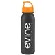 a metallic black bottle & orange lid terrain - 24 oz metalike bottle with crest lid