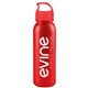 a metallic red bottle & red lid terrain - 24 oz metalike bottle with crest lid