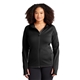 aerial view a black sport - tek(r) womens tech fleece full - zip hooded jacket - colors, image 1 of 6