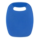 aerial view a blue bpa - free petit cutting board, image 1 of 2