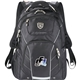 aerial view a black polycanvas high sierra elite fly - by compu - backpack 17 laptop, image 1 of 10