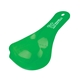 aerial view a transparent green pawfect - pet food scoop, image 1 of 2