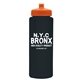 a black bottle & orange lid the athlete - 32 oz sports premium bottle