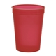 a translucent red 12 oz measuring cup