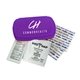 aerial view a violet compact first aid kit, image 1 of 3