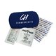 aerial view a navy blue compact first aid kit, image 1 of 3