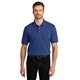 aerial view a royal custom port authority pique knit polo shirt, image 1 of 6