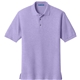 aerial view a bright lavender port authority silk touch polo shirt, image 1 of 5