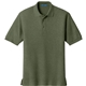 aerial view a clover green port authority silk touch polo shirt, image 1 of 5