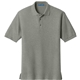 aerial view a cool grey port authority silk touch polo shirt, image 1 of 5