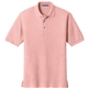 aerial view a light pink port authority silk touch polo shirt, image 1 of 5