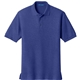 aerial view a mediterranean blue port authority silk touch polo shirt, image 1 of 5