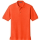 aerial view a orange port authority silk touch polo shirt, image 1 of 5