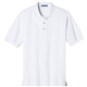 aerial view a white port authority silk touch polo shirt, image 1 of 5