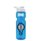 a blue bottle & white lid champion - 28 oz transparent bottle with drink thru lid