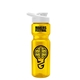 a yellow bottle & white lid champion - 28 oz transparent bottle with drink thru lid