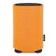 aerial view a bright orange koozie(r) collapsible can cooler, image 1 of 3