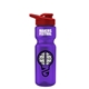 a violet bottle & red lid champion - 28 oz transparent bottle with drink thru lid