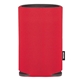 aerial view a red collapsible budget koozie(r) can kooler, image 1 of 3