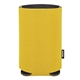 aerial view a yellow collapsible budget koozie(r) can kooler, image 1 of 2