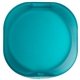 aerial view a translucent aqua diva compact mirror, image 1 of 2