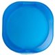 aerial view a translucent blue diva compact mirror, image 1 of 2