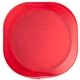aerial view a translucent red diva compact mirror, image 1 of 2