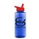 a blue bottle & red lid the mountaineer - 36 oz tritan(tm) bottle with flip straw lid