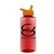 a red bottle & orange lid the mountaineer - 36 oz tritan(tm) bottle with flip straw lid
