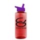 a red bottle & violet lid the mountaineer - 36 oz tritan(tm) bottle with flip straw lid