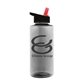 a smoke bottle & black w/ red spout lid the mountaineer - 36 oz tritan(tm) bottle with flip straw lid