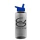a smoke bottle & blue lid the mountaineer - 36 oz tritan(tm) bottle with flip straw lid