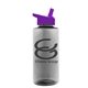 a smoke bottle & violet lid the mountaineer - 36 oz tritan(tm) bottle with flip straw lid