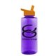 a violet bottle & orange lid the mountaineer - 36 oz tritan(tm) bottle with flip straw lid