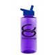 a violet bottle & blue lid the mountaineer - 36 oz tritan(tm) bottle with flip straw lid