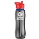 a smoke bottle & red lid & blue accent collar slim grip - 25 oz tritan(tm) bottle with flip straw lid and accent collar