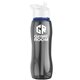 a smoke bottle & white lid & blue accent collar slim grip - 25 oz tritan(tm) bottle with flip straw lid and accent collar
