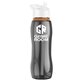 a smoke bottle & white lid & orange accent collar slim grip - 25 oz tritan(tm) bottle with flip straw lid and accent collar