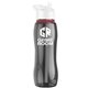 a smoke bottle & white lid & red accent collar slim grip - 25 oz tritan(tm) bottle with flip straw lid and accent collar