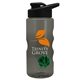 a smoke bottle & black lid & green mixing ball mini mountain 22 oz tritan(tm) shaker bottle with drink thru lid