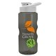 a smoke bottle & white lid & lime green mixing ball mini mountain 22 oz tritan(tm) shaker bottle with drink thru lid