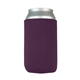 a burgundy slip - on open bottom sleeve koozie